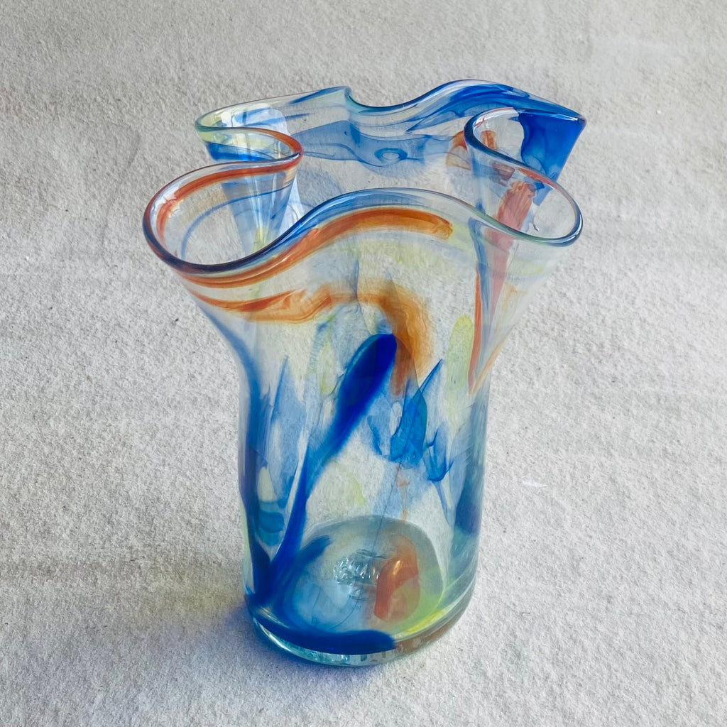 Blown glass - vase (floppy 25cm)