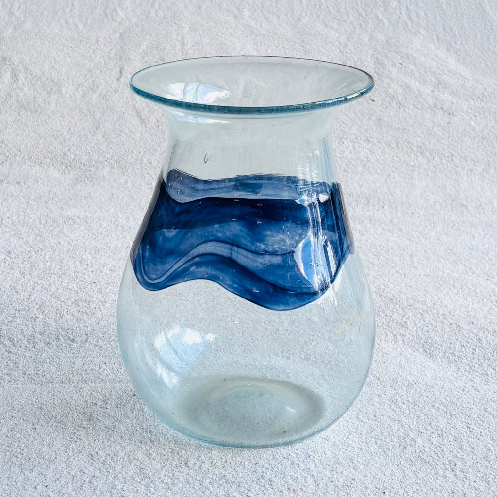 Blown glass - vase (pot 20cm)