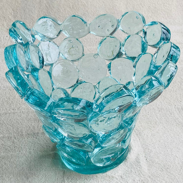 Blown glass - bowl - 'pennies from heaven' 30cm