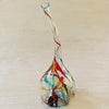 Blown glass - sculpture 50cm teardrop decorative drop
