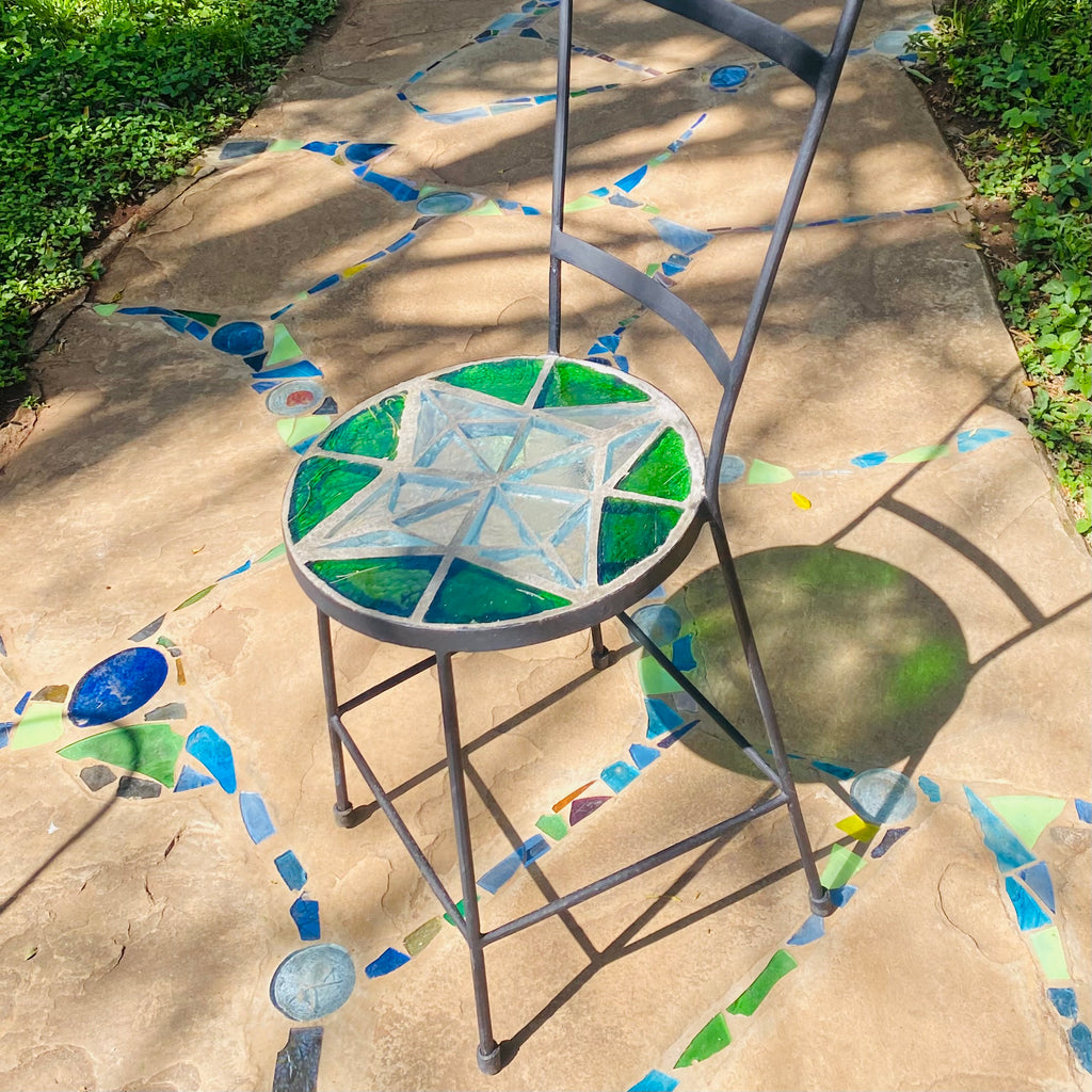 Dalle de Verre chair ~ 35cm seat, 49cm high