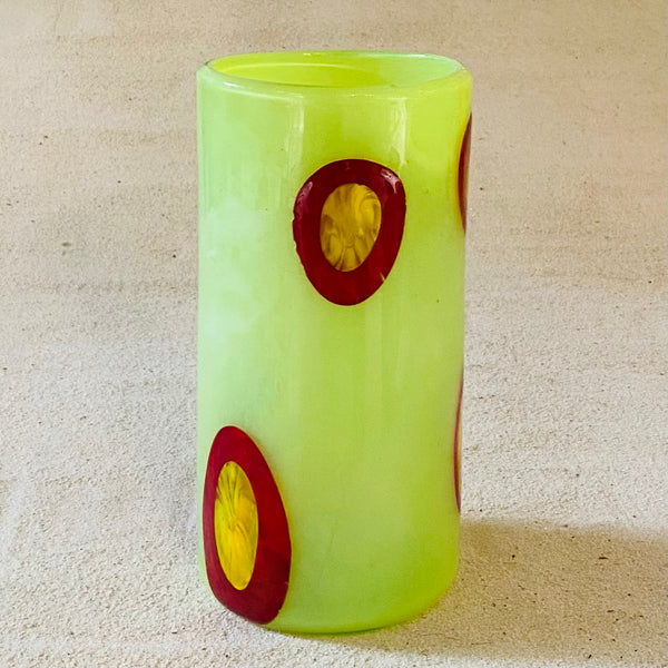Blown glass - vase 'allsort' murrine