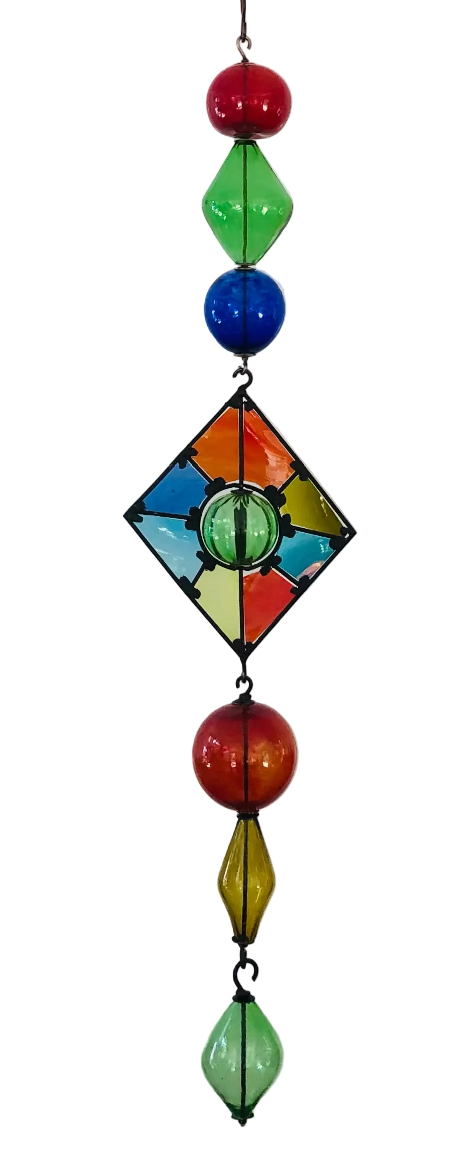 Garden Jewellery - strand of the week 8- 150cm with 50cm dia center piece