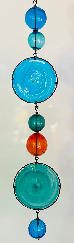 Garden Jewellery - strand of the week 8- 150cm with 50cm dia center piece
