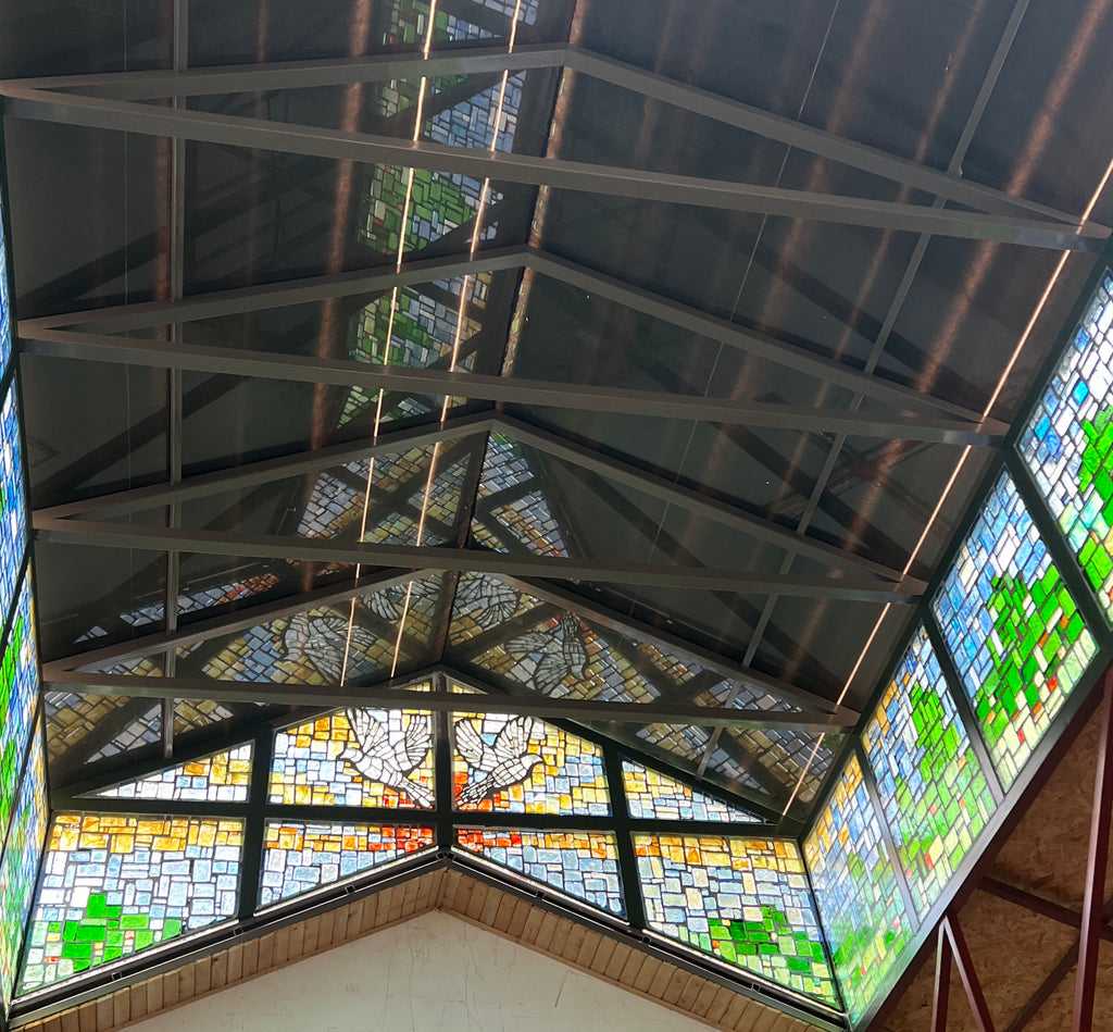 Dalle de Verre 'Mausoleum' panel ~ 50 sq m