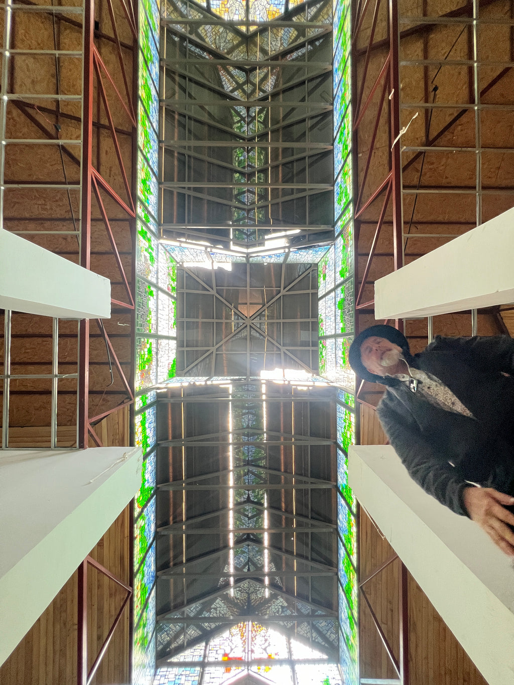 Dalle de Verre 'Mausoleum' panel ~ 50 sq m