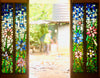 Dalle de Verre ‘Florabunda’ door accent