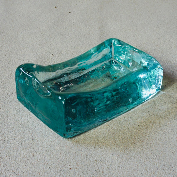 Cast glass - soap dish