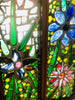 Dalle de Verre ‘Florabunda’ door accent