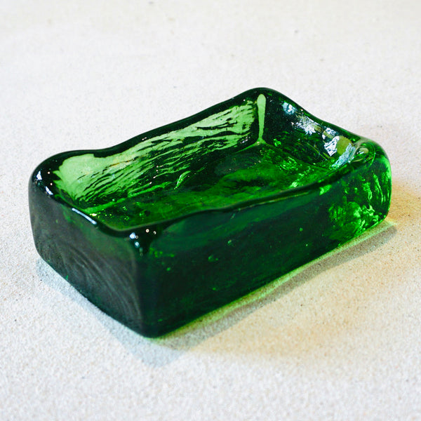 Cast glass - soap dish