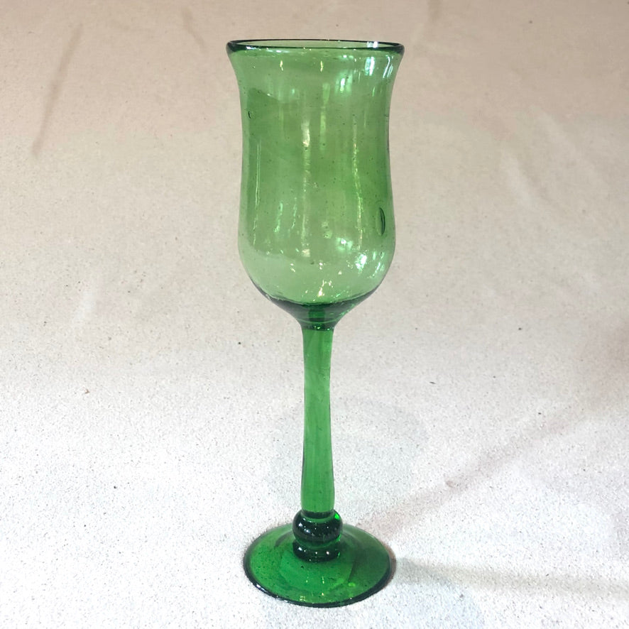 Blown glass - goblet (tall wine)