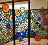 Dalle de Verre 'Pop' screen ~ 0.8 x 2m