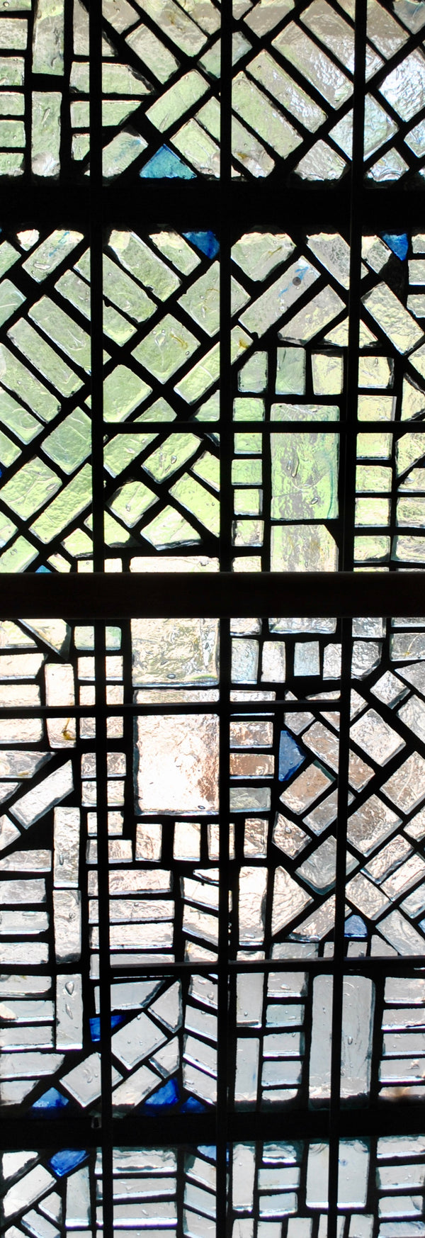 Dalle de Verre 'FLW' panel ~ 1.6 x 0.8m