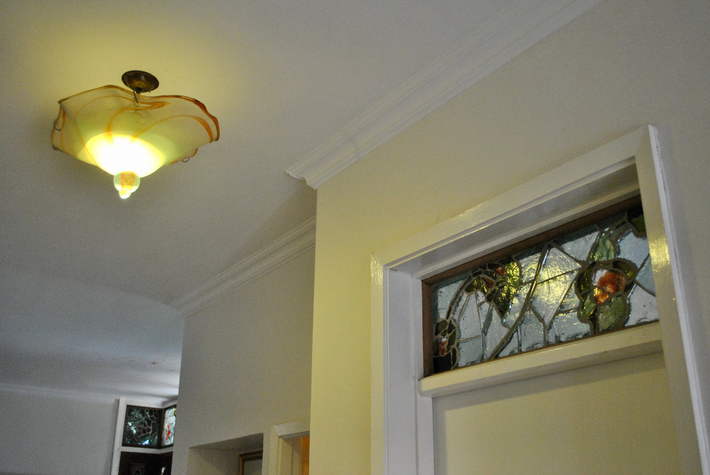 Dalle de Verre door accent 2 ‘Golden Shower’