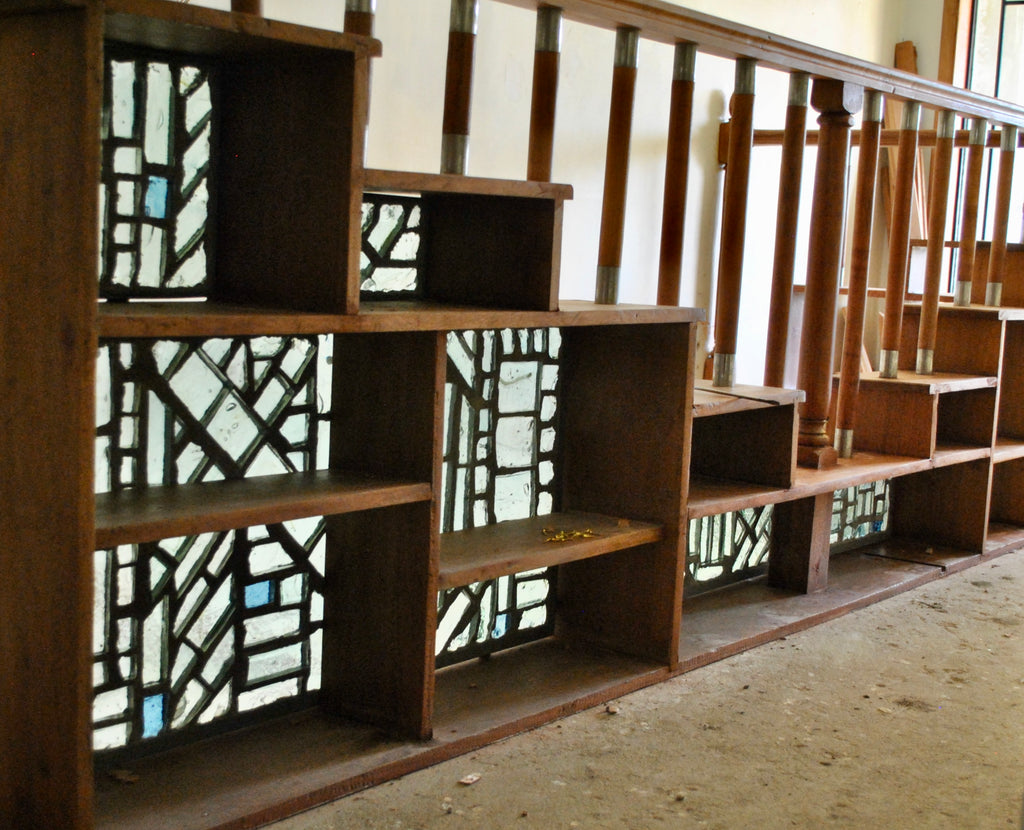 Dalle de Verre 'FLW' panel ~ 1.6 x 0.8m