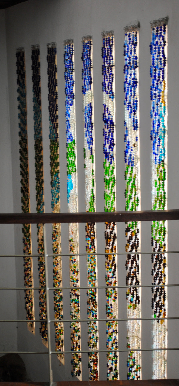 Bead curtain 'Tinga Tinga' 5m x 4m