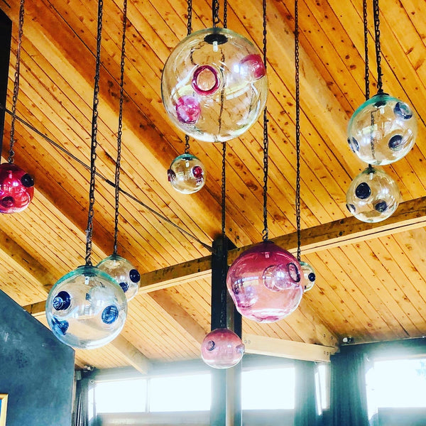 Chandelier 'Bocce Boule' hanging clusters