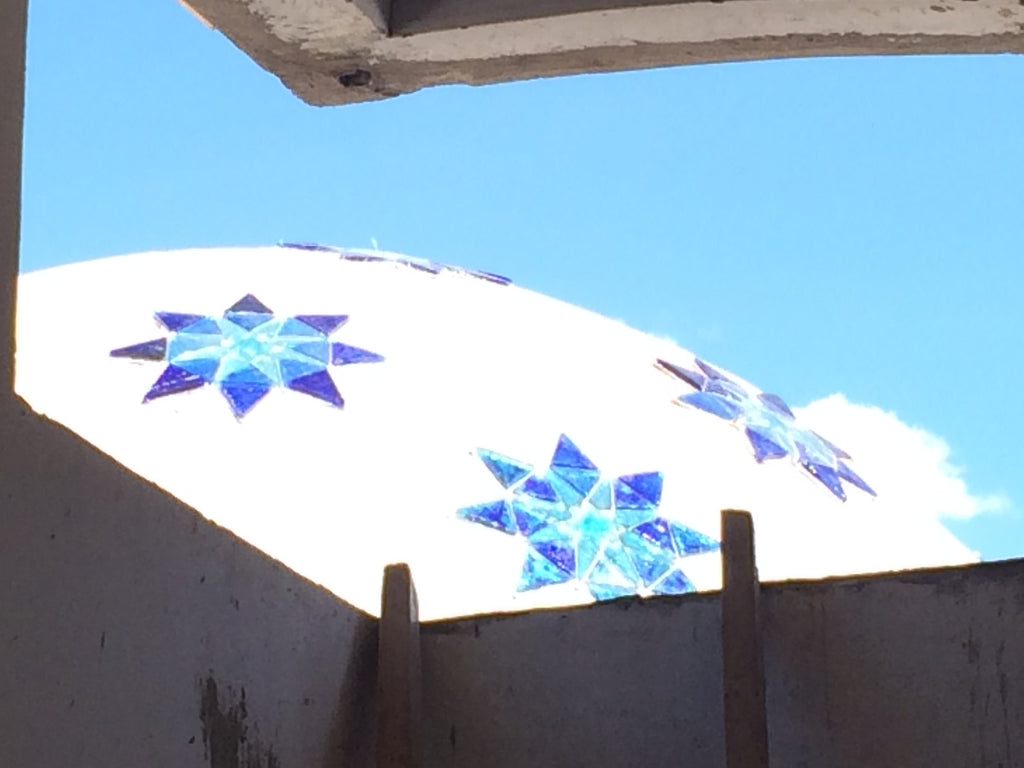 Dalle de Verre 'Starry Dome' inserts