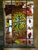 Dalle de Verre 'Kanji' 2 panels ~ 1.6 x 0.8m