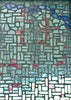 Dalle de Verre 'Pink Sky' 2 panels ~ 1.2 x 1m