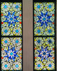 Dalle de Verre 'Islamic pattern' 2 panels ~ 2.2 x 0.6m