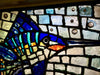 Dalle de Verre 'Sailfish' panel ~ 1.2m square