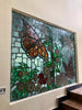 Wall art 'Lantana & Monarch' ~ 3 x 5m