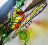 Wall art 'Lantana & Monarch' ~ 3 x 5m