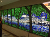 Dalle de Verre 'Lakeside' panel ~ 2 x 10m