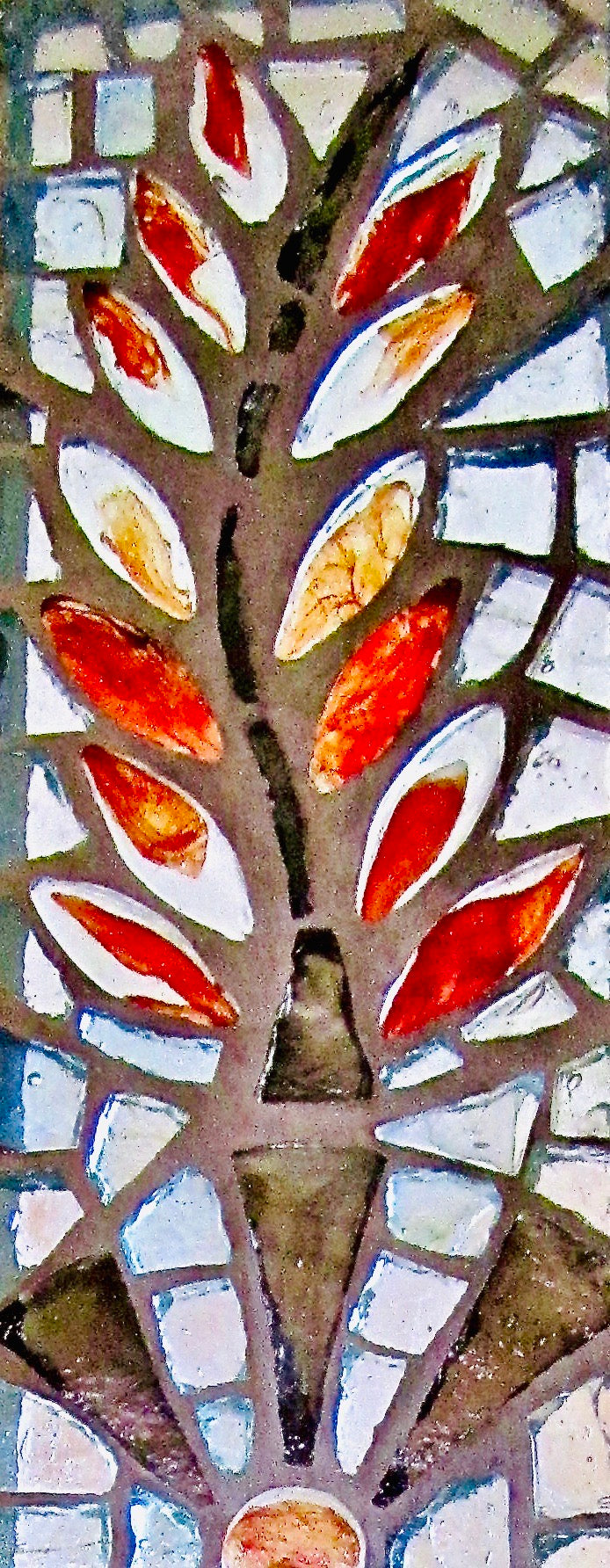 Dalle de Verre 'Anansi' panels ~ 2 x 0.4m