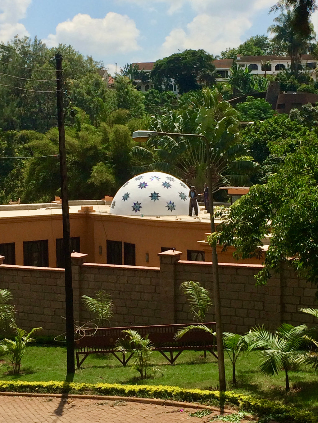 Dalle de Verre 'Starry Dome' inserts