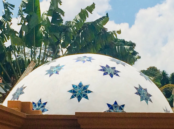 Dalle de Verre 'Starry Dome' inserts