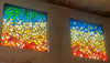 Dalle de Verre 'Hawaii' 18 panels ~ 1.2m square