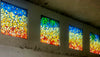 Dalle de Verre 'Hawaii' 18 panels ~ 1.2m square