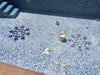 Dalle de Verre 'Starry' pool inserts
