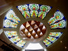 Dalle de Verre 'Rose Skylight' panel ~ 7m dia