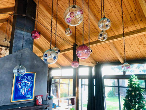 Chandelier 'Bocce Boule' hanging clusters