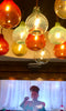 Chandelier 'CocaCola' hanging cluster