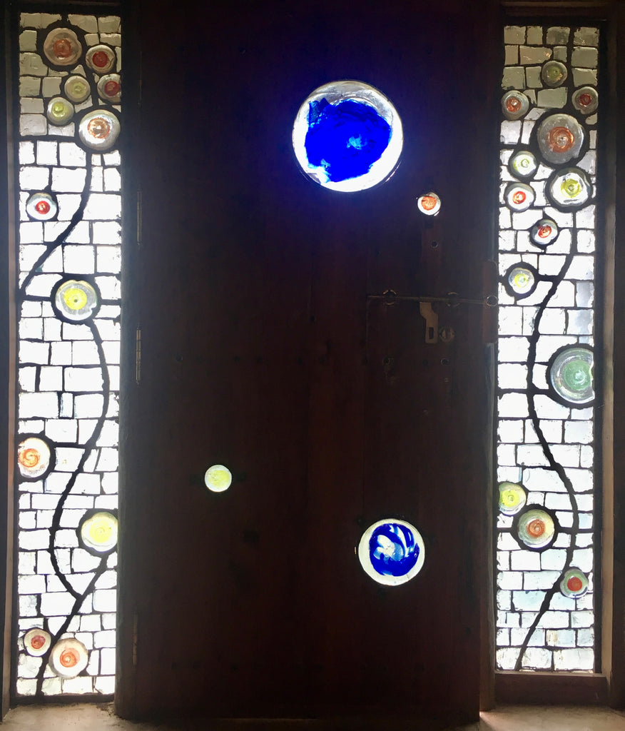 Dalle de Verre ‘Alice’ door accent