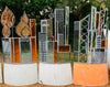 Funky Fencing 12 screens 'Cityscapes' ~ 1 x 2m