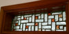 Dalle de Verre ‘Crossblock’ door accent