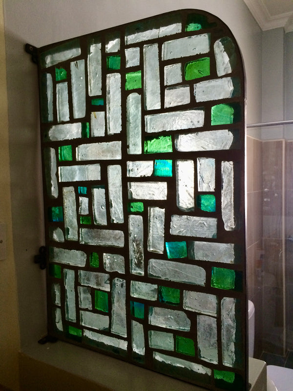 Dalle de Verre 'Salle de Bain' screen ~ 1.8 x 0.6m