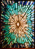Dalle de Verre 'Burst' 2 panels ~ 0.8 x 0.6m