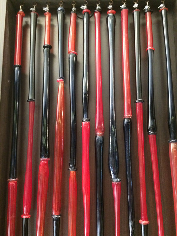 curtain 'Tubular Bells' 3 x 2m x 0.8m