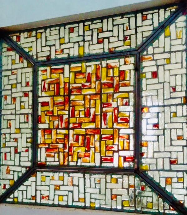 Dalle de Verre 'Blockset' 2 panels ~ 2.4m square