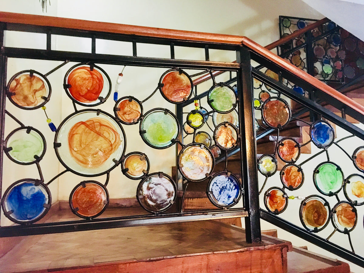 Funky Fencing balustrade 'Roundabout' ~ 0.8 x 14m– Kitengela Glass