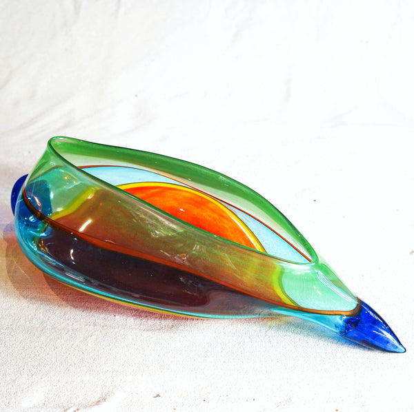 Blown glass - object 'Mashua' by Marek Bartko