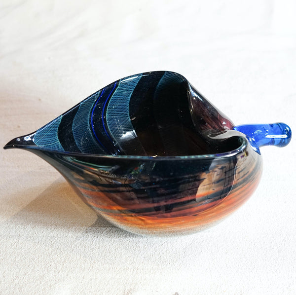 Blown glass - bowl 'Autumn' by Ondrej Novotny
