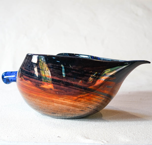 Blown glass - bowl 'Autumn' by Ondrej Novotny