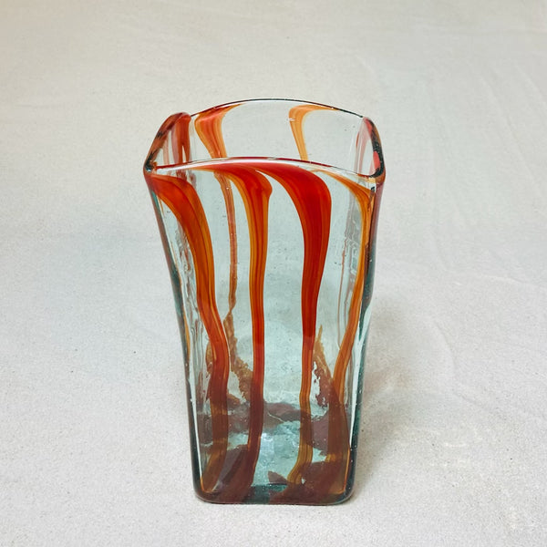 Blown glass - vase (square 36cm)